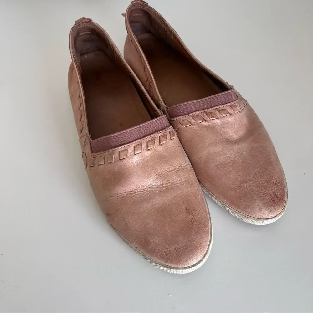 Frye Melanie‎ Leather Slip-On Sneakers Pink